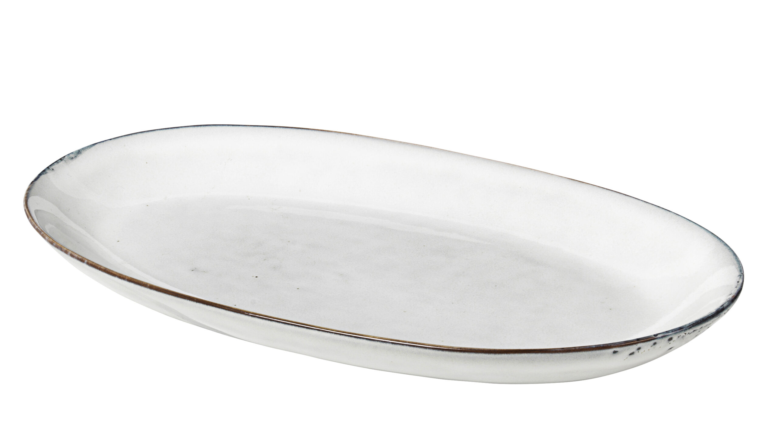 Broste Nordic Sand diskur 17x30 cm Broste Nordic Sand diskur sporöskjulaga 17x30 cm – mynd 1