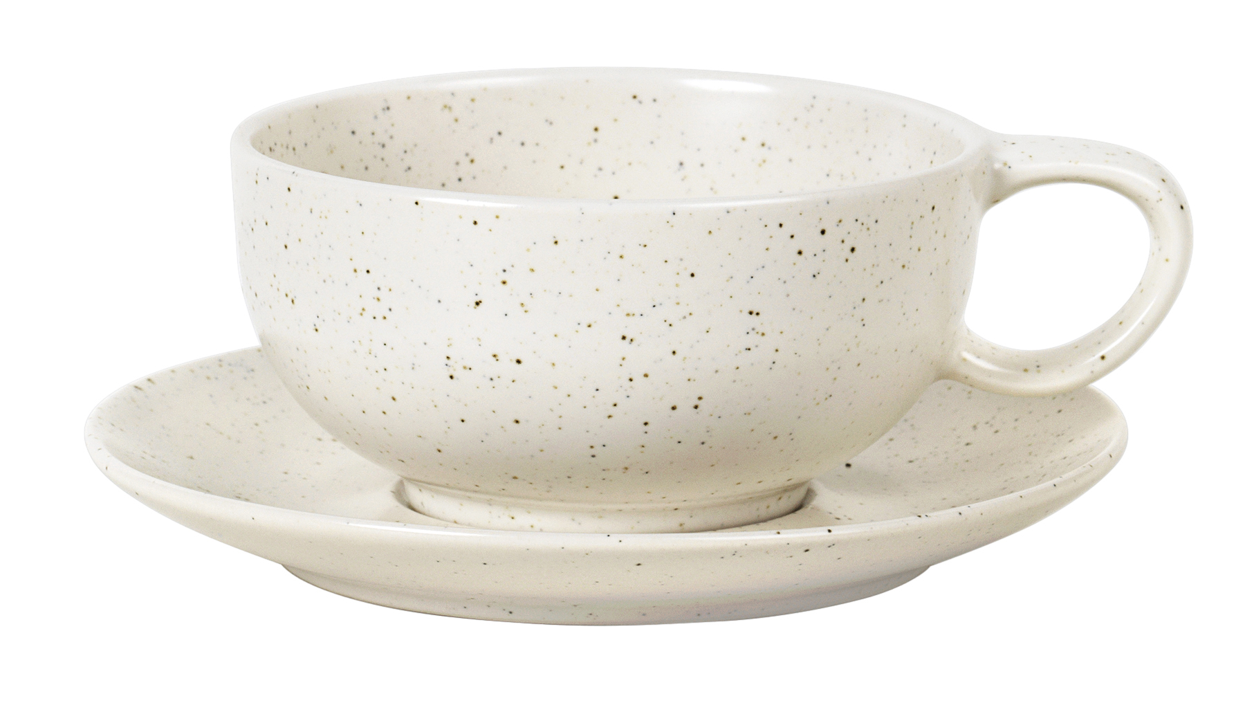 Broste Nordic Vanilla bolli með undirskál 15cl 14533439 - Hi_Res Broste Nordic Vanilla tebolli með undirskál 25cl – mynd 1
