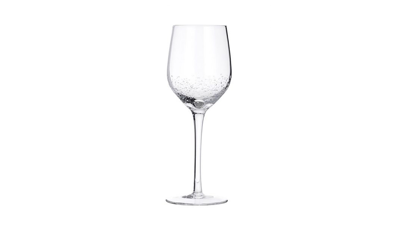 Broste Bubble hvítvínsglas glært Broste Bubble hvítvínsglas – mynd 1
