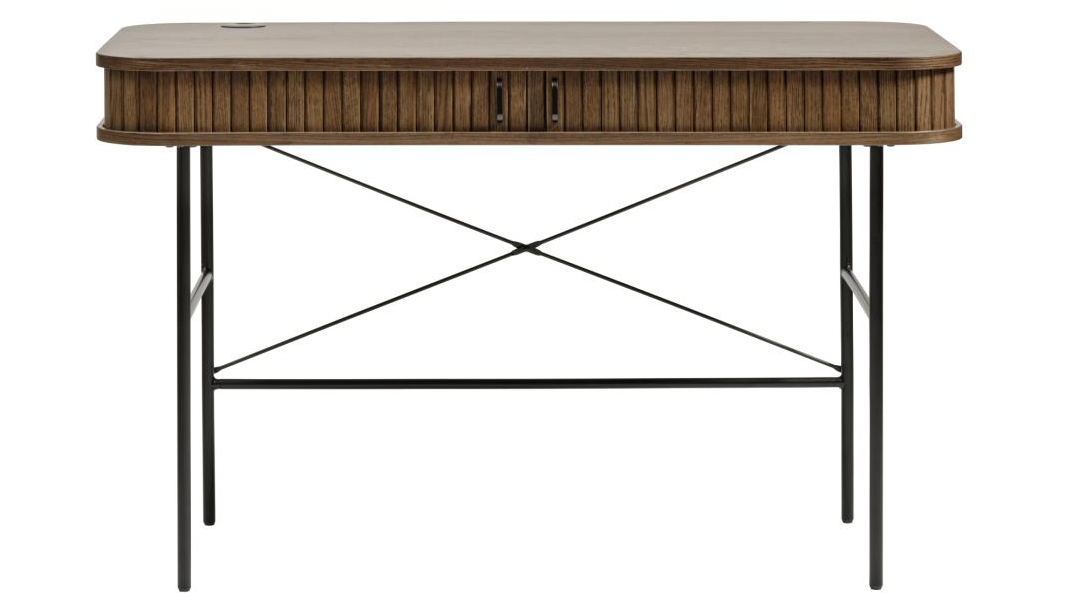 Nola skrifborð 60x120cm reykt eik 46272930 Nola skrifborð 60x120cm reykt eik – mynd 1