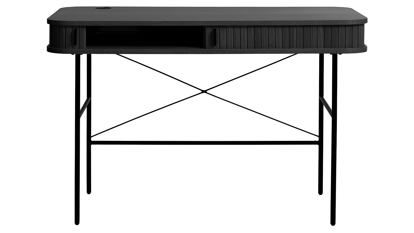 Nola skrifborð 60x120cm svört eik 46274640 Nola skrifborð 60x120cm svört eik – mynd 1