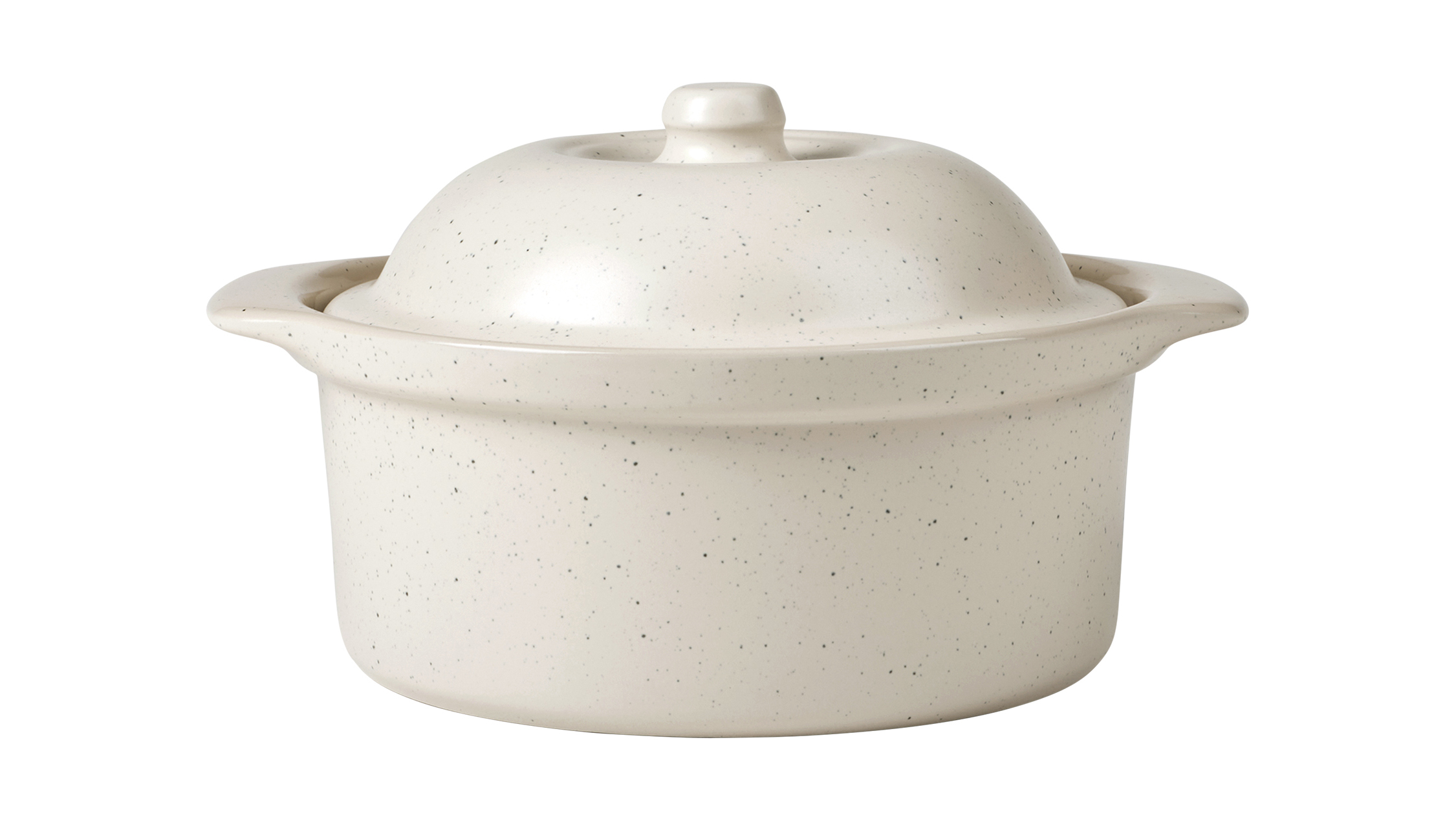 Broste Vig pottur m:loki Þ-20,5 Stoneware beige 55000036 Broste Vig pottur með loki Ø20,5 Stoneware beige – mynd 1