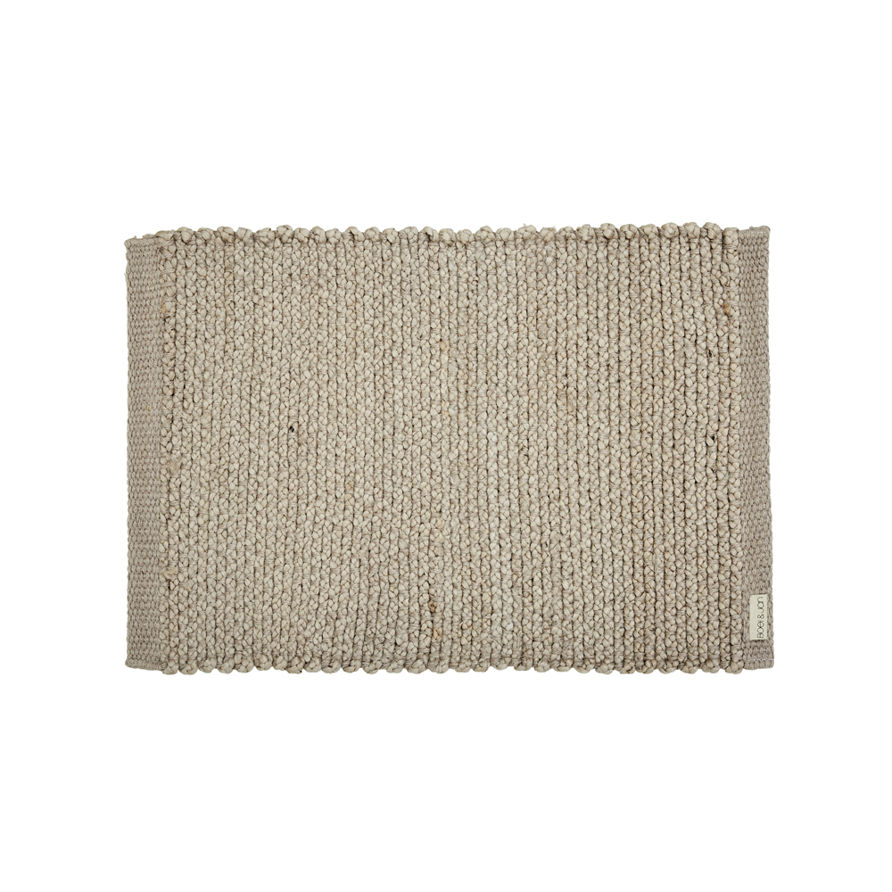Jakobsdals Merida diskamotta silver jute 35x45 2319993 Jakobsdals Merida diskamotta silver jute 35x45 – mynd 1