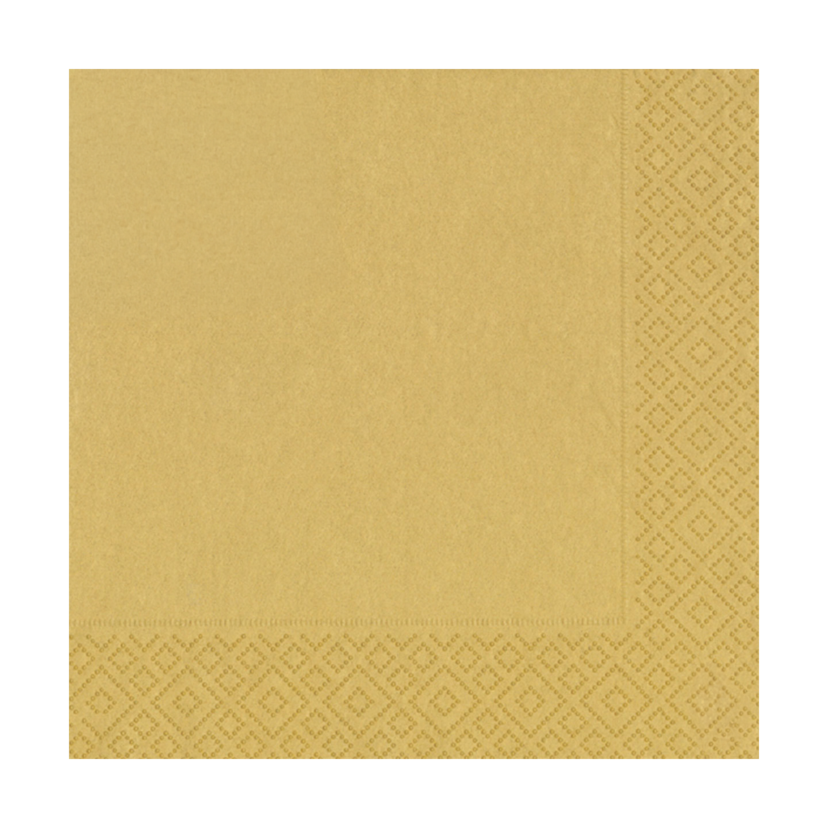 105804_pack Servíettur gylltar 33x33cm – mynd 1