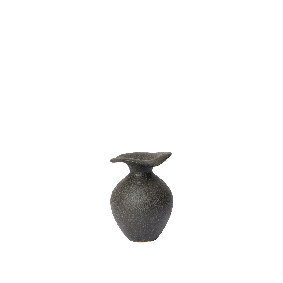 14463441 Broste Florentina vasi svartur H14cm Broste Florentina vasi svartur H:14cm – mynd 1