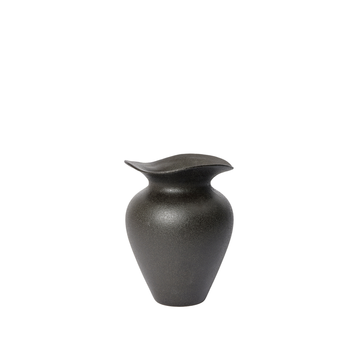 14463442 Broste Florentina vasi svartur H22,5cm Broste Florentina vasi svartur H:22,5cm – mynd 1