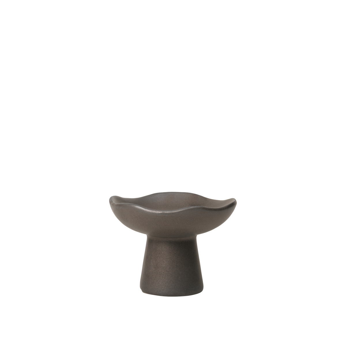 14463447 Broste Momo kertastjaki svartur Ø12cm (1) Broste Momo kertastjaki svartur Ø12cm – mynd 1