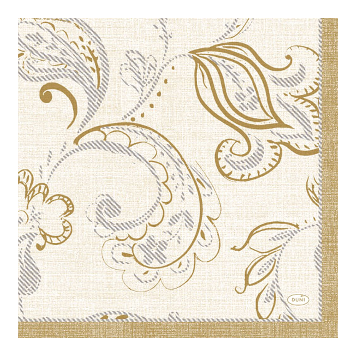 201235 Servíettur Golden 33x33cm – mynd 1