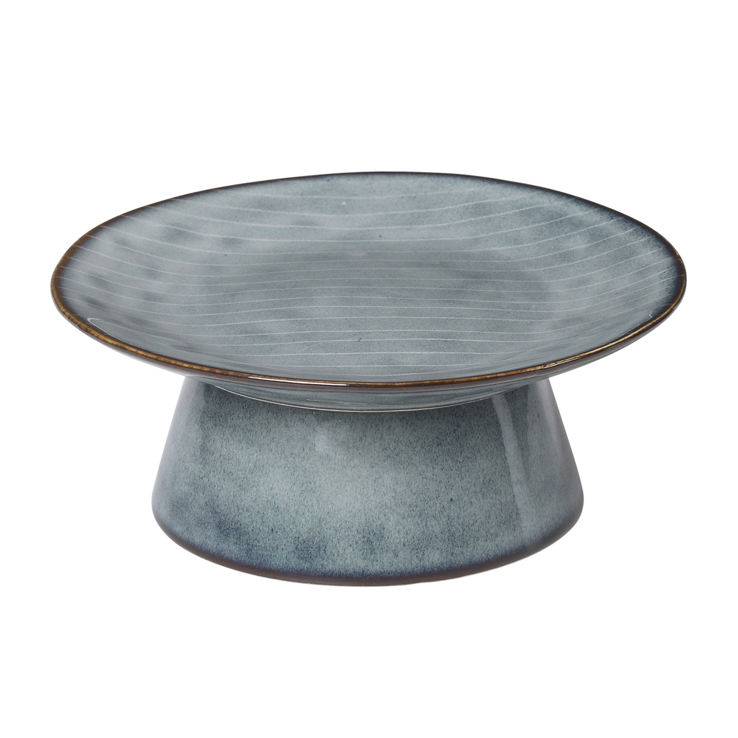 Broste Nordic Sea kökudiskur á fæti Ø14,5 cm 14533551 Broste Nordic Sea kökudiskur á fæti Ø14,5 cm – mynd 1