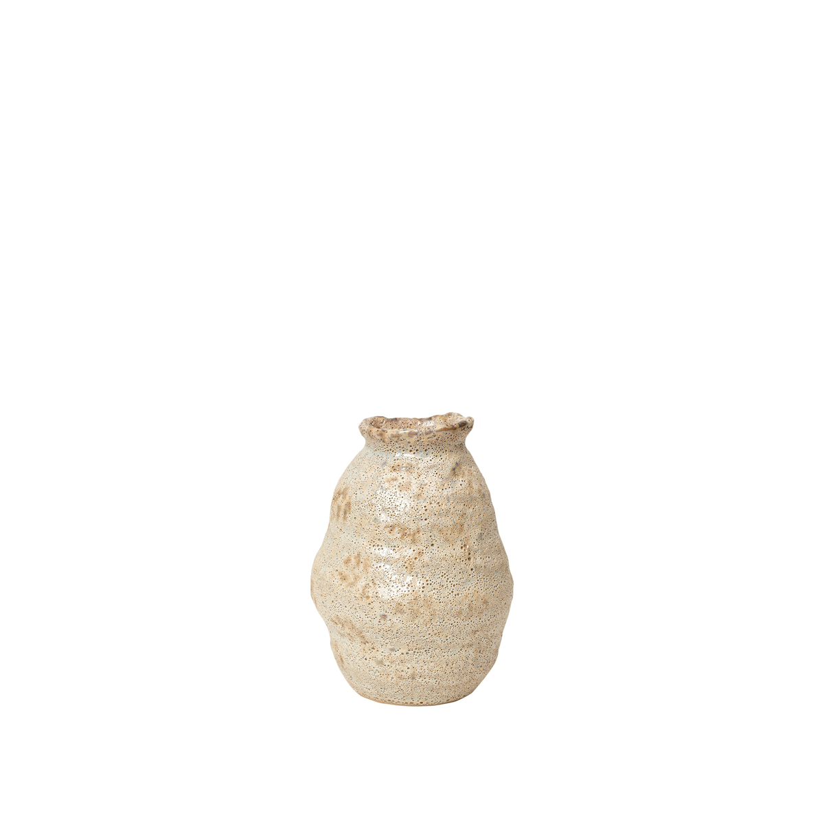 14447067 Broste Alma vasi (1) Broste Alma vasi 12x16 Sand – mynd 1