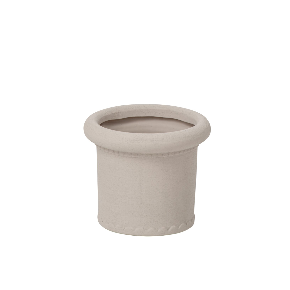 268248 Jolipa Stoneware blómapottur hvítur S (1) Jolipa Stoneware blómapottur hvítur S – mynd 1