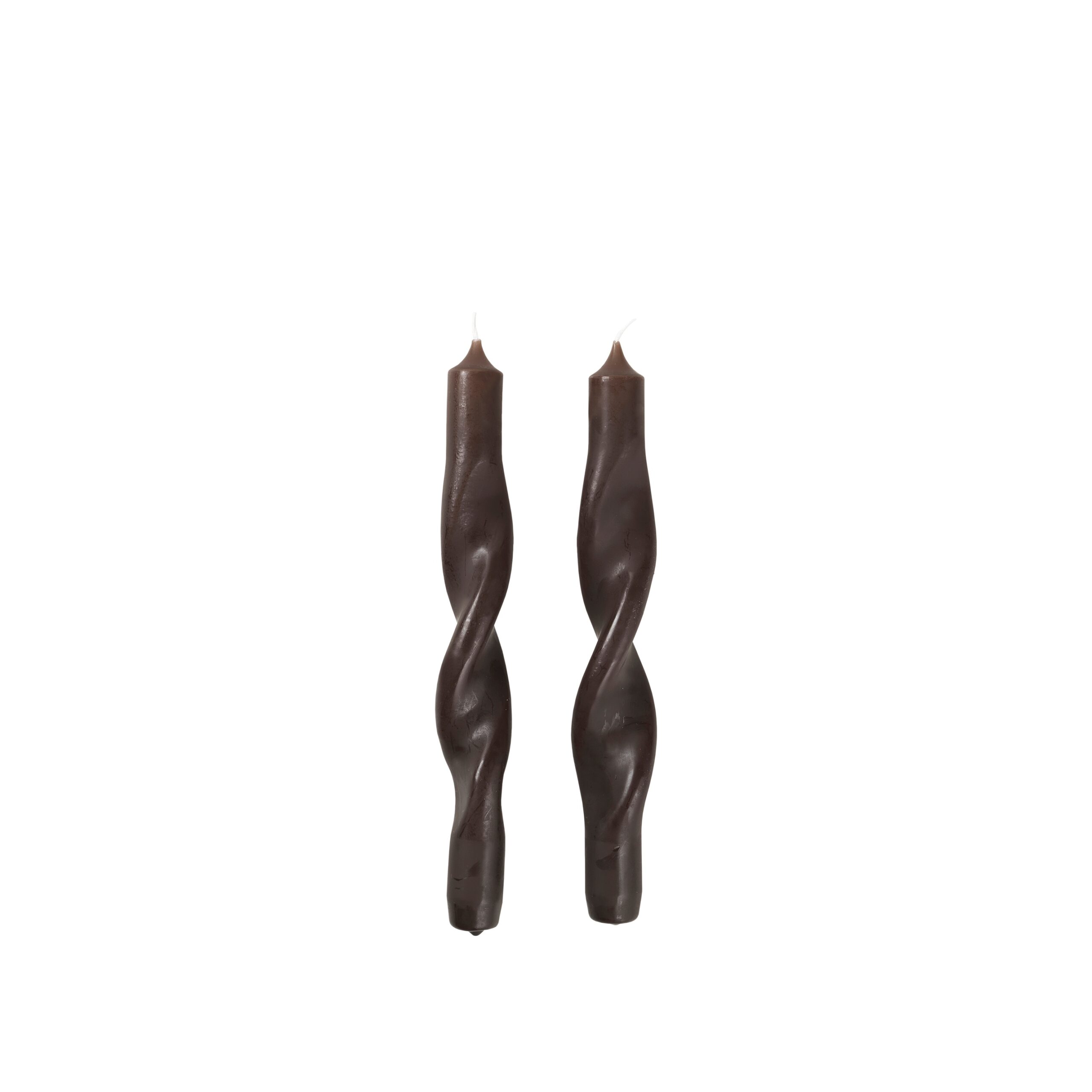 40910092 Broste Twist kerti s/2 dökkbrún – mynd 1