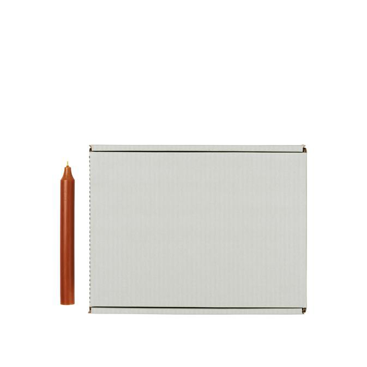 Broste Rustic taper kerti Terracotta Ø2,1xH20 cm 40880093 (1) Broste Rustic taper kerti Terracotta Ø2,1xH20 cm – mynd 1